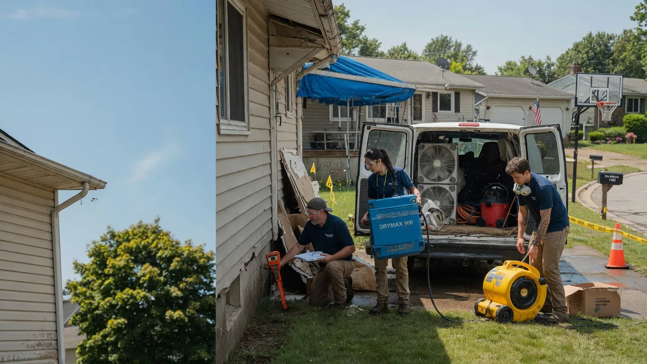 Ceiling Leak Cleanup in Winthrop, IA near me
