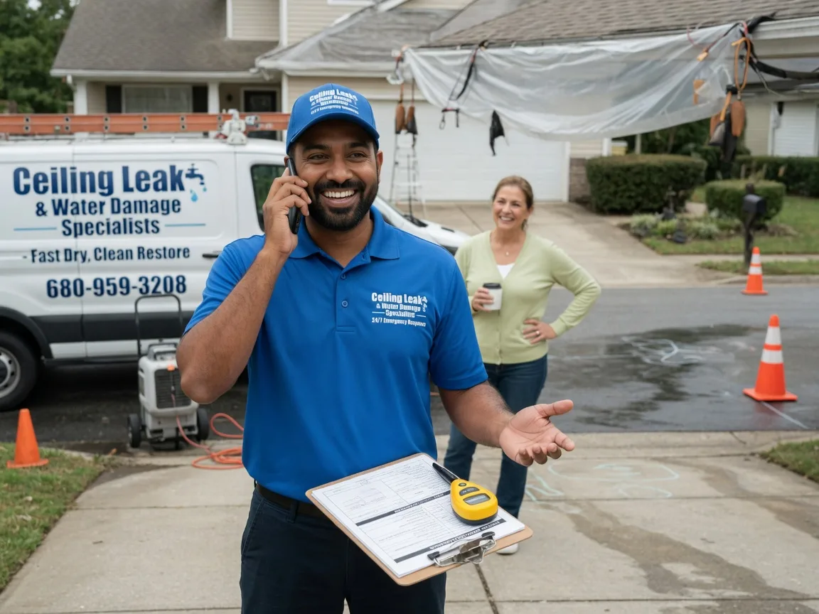 Ceiling Leak Cleanup Winthrop, IA FAQs